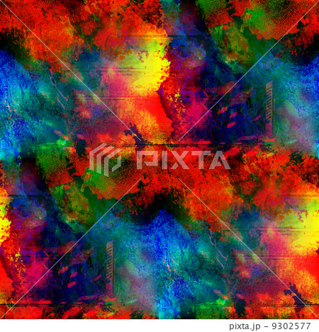 seamless abstract art red, blue, green texture watercolor, wallp 9302577