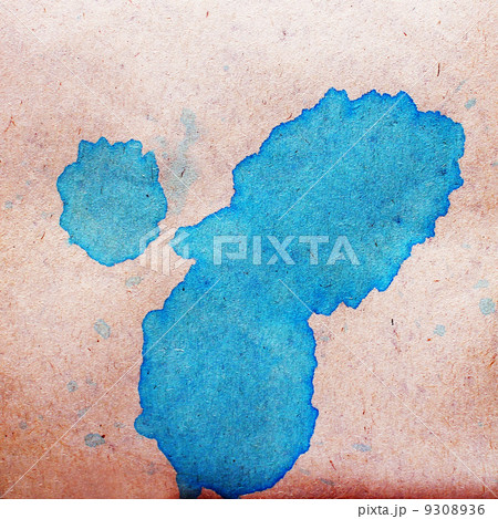 watercolor abstract blue background paint color...のイラスト素材 [9308936] - PIXTA