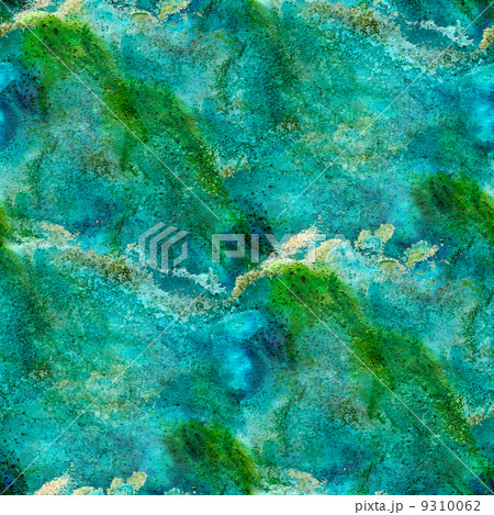blue yellow abstract watercolor seamless texture 9310062