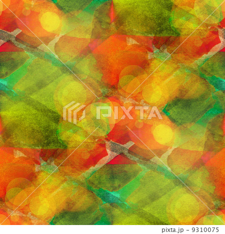 sunlight green, red grunge texture, watercolor seamless backgrou 9310075