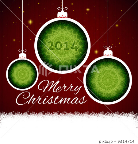 Christmas balls paper 9314714