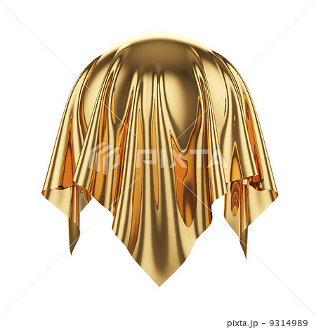 Sphere coverered golden silk 9314989