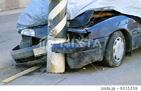 Broken crashed car Broken crashed car 9315239