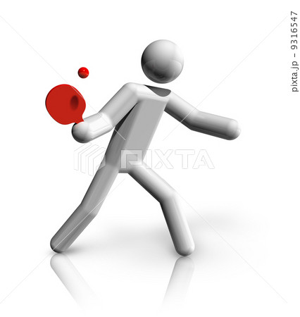 Table Tennis 3D symbol Table Tennis 3D symbol 9316547