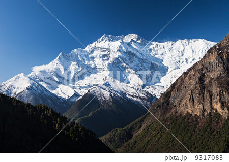 Sunrise in Annapurna mountains Sunrise in Annapurna mountains 9317083