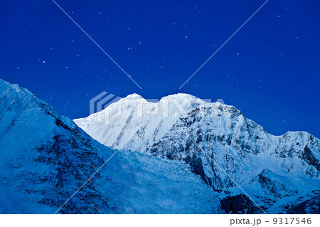 Gangapurna and Annapurna mountains 9317546