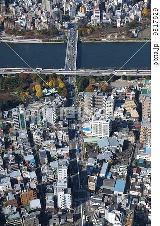 東京スカイツリー内から見た東京風景 東京スカイツリー内から見た東京風景 9317629