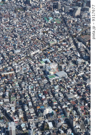東京スカイツリー内から見た東京風景 東京スカイツリー内から見た東京風景 9317677