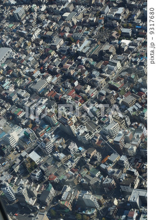 東京スカイツリー内から見た東京風景 東京スカイツリー内から見た東京風景 9317680