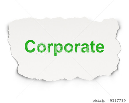 Business concept: Corporate on Paper background 9317759