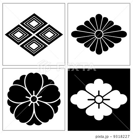古社　摂津四柱大神　神紋　 9318227