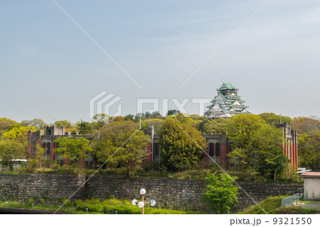 大阪城と化学分析場跡 9321550