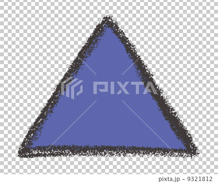 蠟筆劃的C_三角形 蠟筆劃的C_三角形 9321812