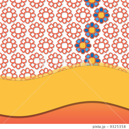 flowered Easter card 9325358