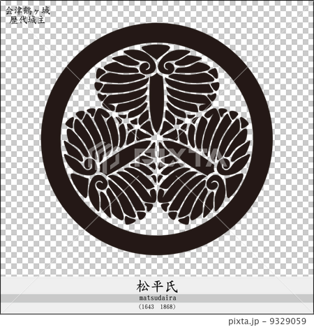 会津鶴ヶ城歴代城主(松平氏) 会津鶴ヶ城歴代城主(松平氏) 9329059