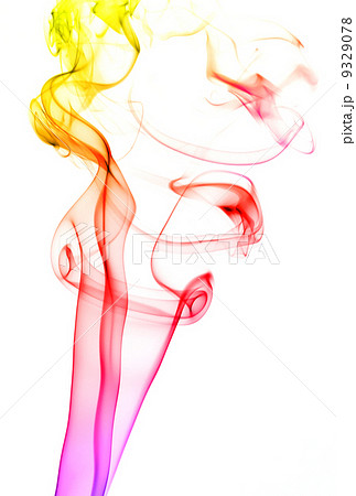 colorful smoke on white background 9329078