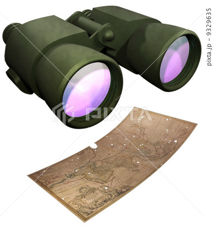 探検セットのイラスト素材