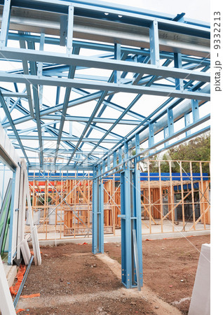 New home construction framing 9332213