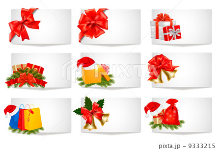 Set of winter christmas banners. Vector illustration. 9333215
