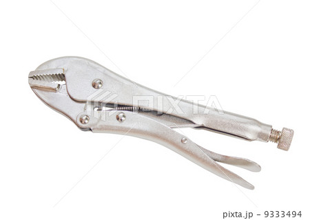 Locking Pliers With Closed Jaws. 9333494