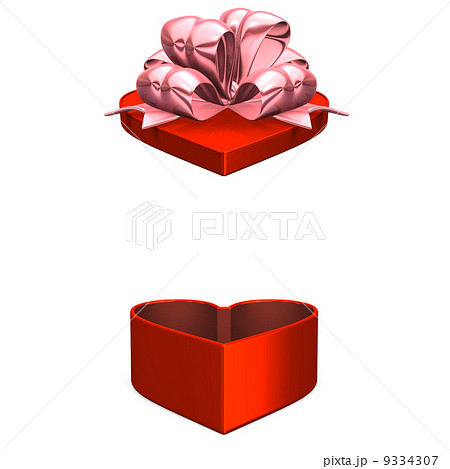 Heart-shapedRedBoxThatLidIsPoppingUp Heart-shapedRedBoxThatLidIsPoppingUp 9334307