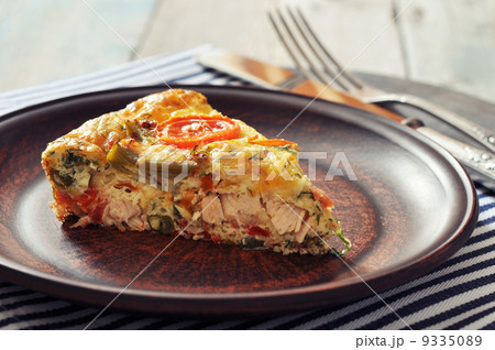 Frittata with Vegetables and Chicken 9335089