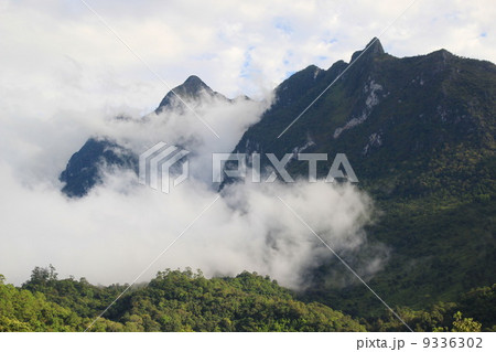Mountain range in Chiang Mai, Thailand ( Doi Luang, Chiang Dao, Mountain range in Chiang Mai, Thailand ( Doi Luang, Chiang Dao, 9336302
