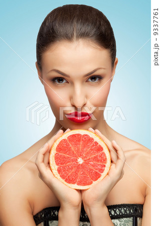 Lips and fruit. Lips and fruit. 9337761