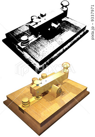 モールス信号機セットのイラスト素材 [9337971] - PIXTA