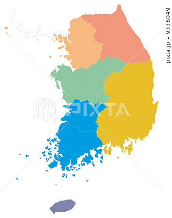 大韓民国の地図 大韓民国の地図 9338049