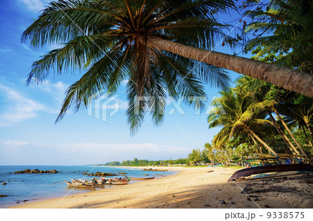 HDR shot of asian fishermen village 9338575