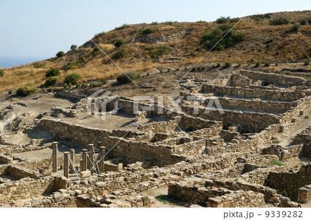Ancient ruins of Kamiros, Rhodes - Greece Ancient ruins of Kamiros, Rhodes - Greece 9339282