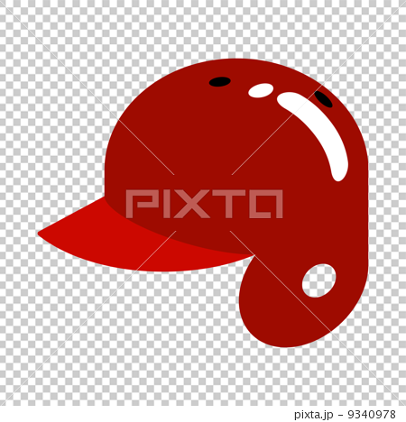 野球のヘルメットのイラスト素材