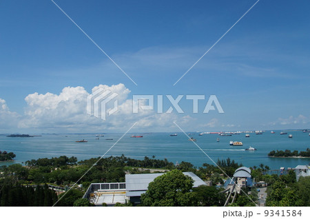 マーライオンタワーからのセントーサ島の眺め 9341584