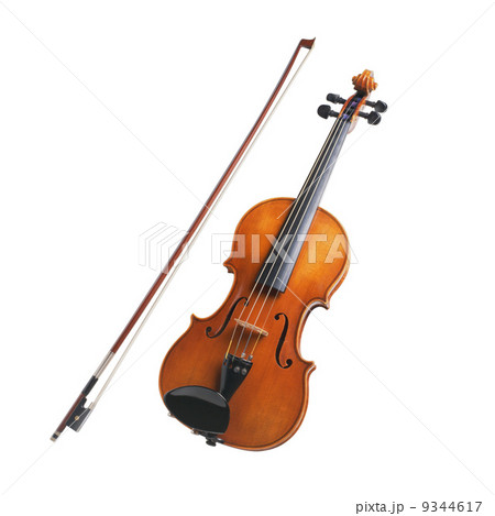 Violin and bow Violin and bow 9344617