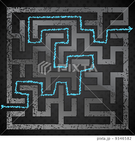 Illustration of maze 9346582