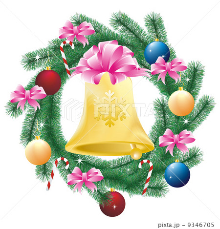 christmas decor with bell 9346705