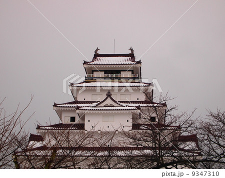 冬の鶴ヶ城 9347310