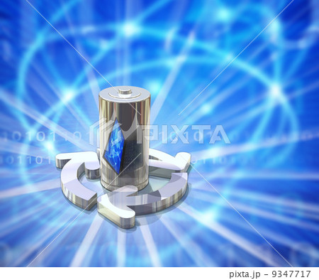 パソコンのエネルギーを蓄電する／リサイクル 9347717