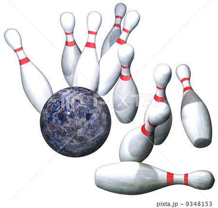 ボウリングのイラスト素材