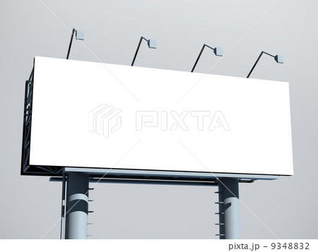 Billboard with empty screen 9348832