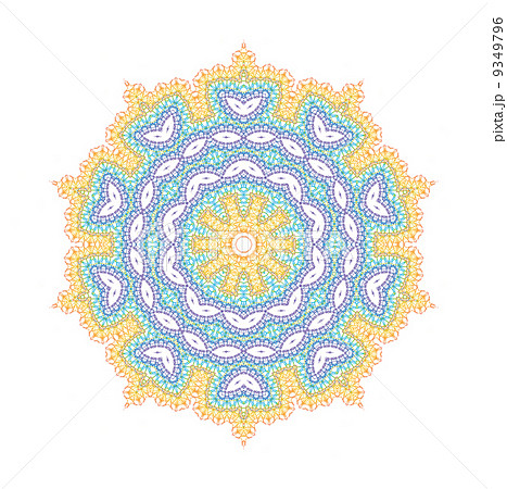 Abstract color shape 9349796