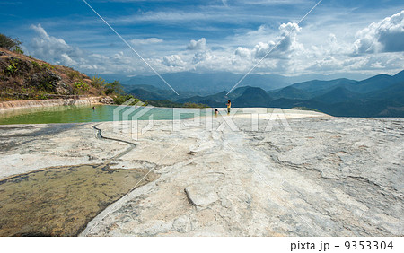 Hierve el Agua, natural rock formations in the Mexican state of Hierve el Agua, natural rock formations in the Mexican state of 9353304