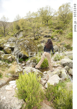 hiking on the rocks 9353349