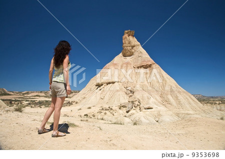 woman at rare mountain woman at rare mountain 9353698