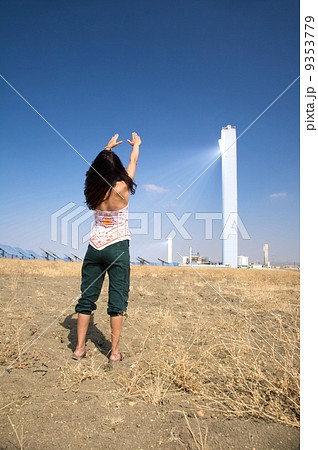 greeting solar power tower 9353779