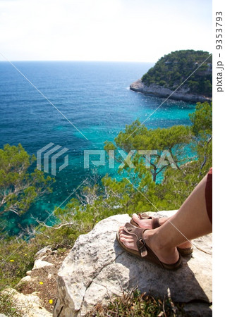two sandals at the top 9353793