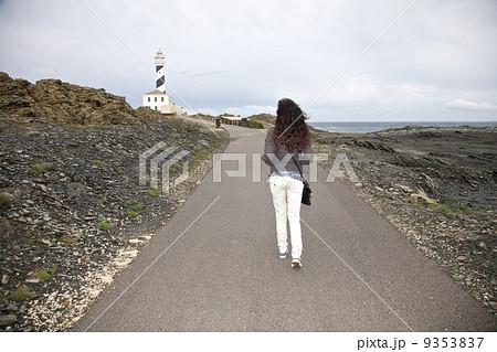 walking to lighthouse of Favaritx walking to lighthouse of Favaritx 9353837
