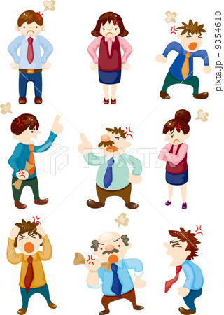 angry office worker angry office worker 9354610