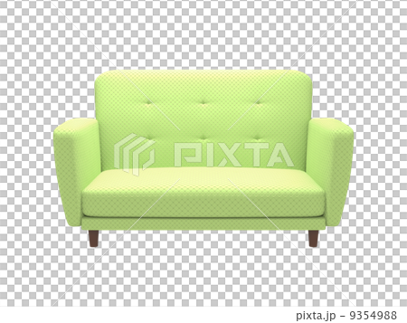 布ソファ　グリーン 9354988